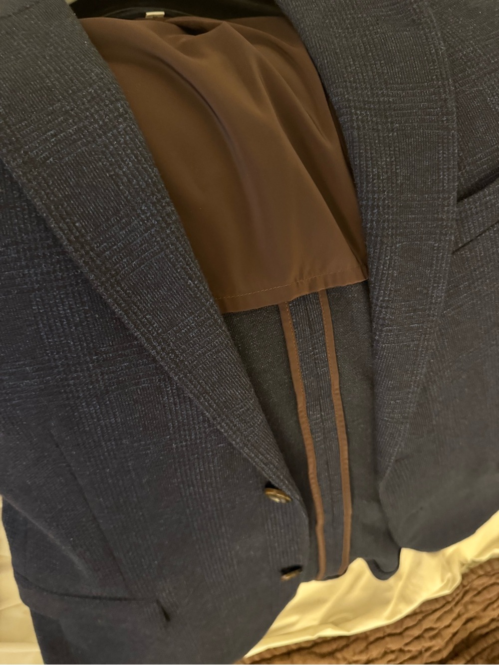 Bonobos Men's Navy Textured Sport Coat - Picture 5 of 6
